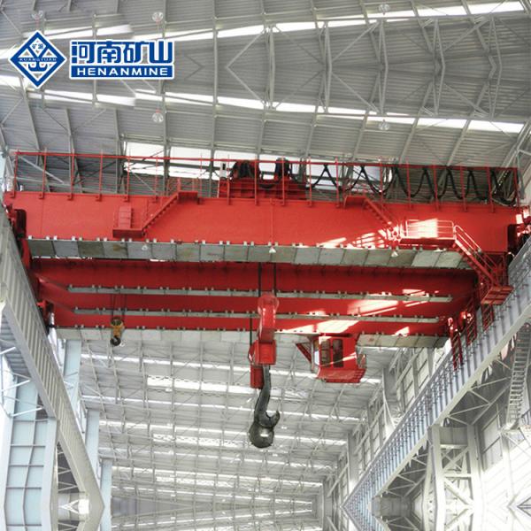 QDY 5T Double Girder Hook Bridge Crane Lifting Height 16m For Lifting Molten Metal