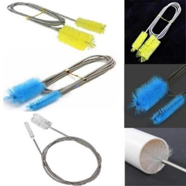 Hose Pipe Cleaning Brush Set 61 Inch Length For Aquarium Flexible Spring Air Tube