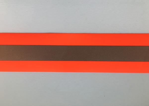 100% Polyester High Visibility Silver reflective tapes for Safety Vests / clothing
