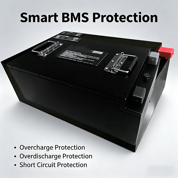 72V 50Ah LiFePO4 Battery with 1500 Cycles and 0-55℃ Operating Range for Electric Bicycles and Scooters