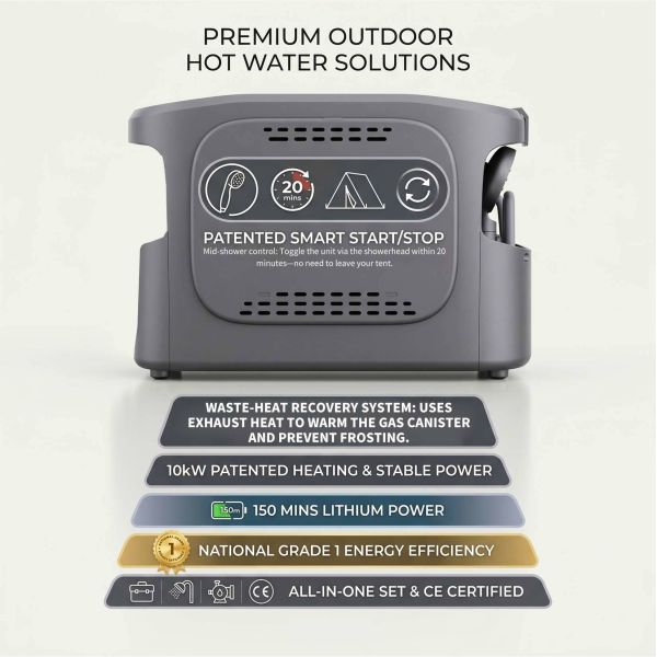 Durable Construction Portable Gas Water Heater Offering Quick Heating Capability