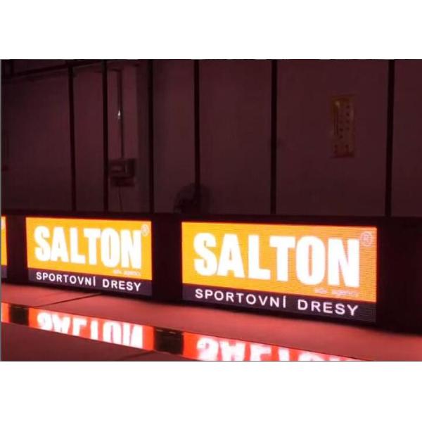 1280mmx960mm Outdoor P10.66 Sports Perimeter LED Display Screen for football game