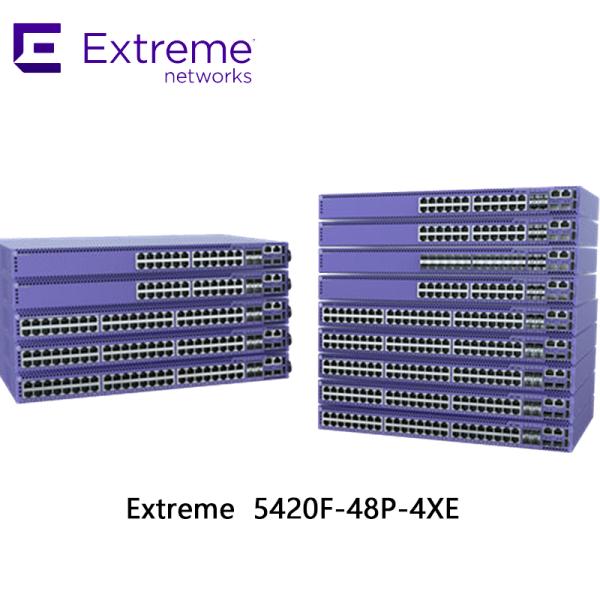 Commutateur Reliable Advanced Extreme 5420f-48p-4xe pour l'efficacité du réseau
