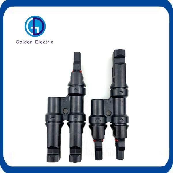 US 0.8/Piece Rated Voltage 600V UL Mc4 Solar Connector 2 in 1 Branch Multiple PV Connector