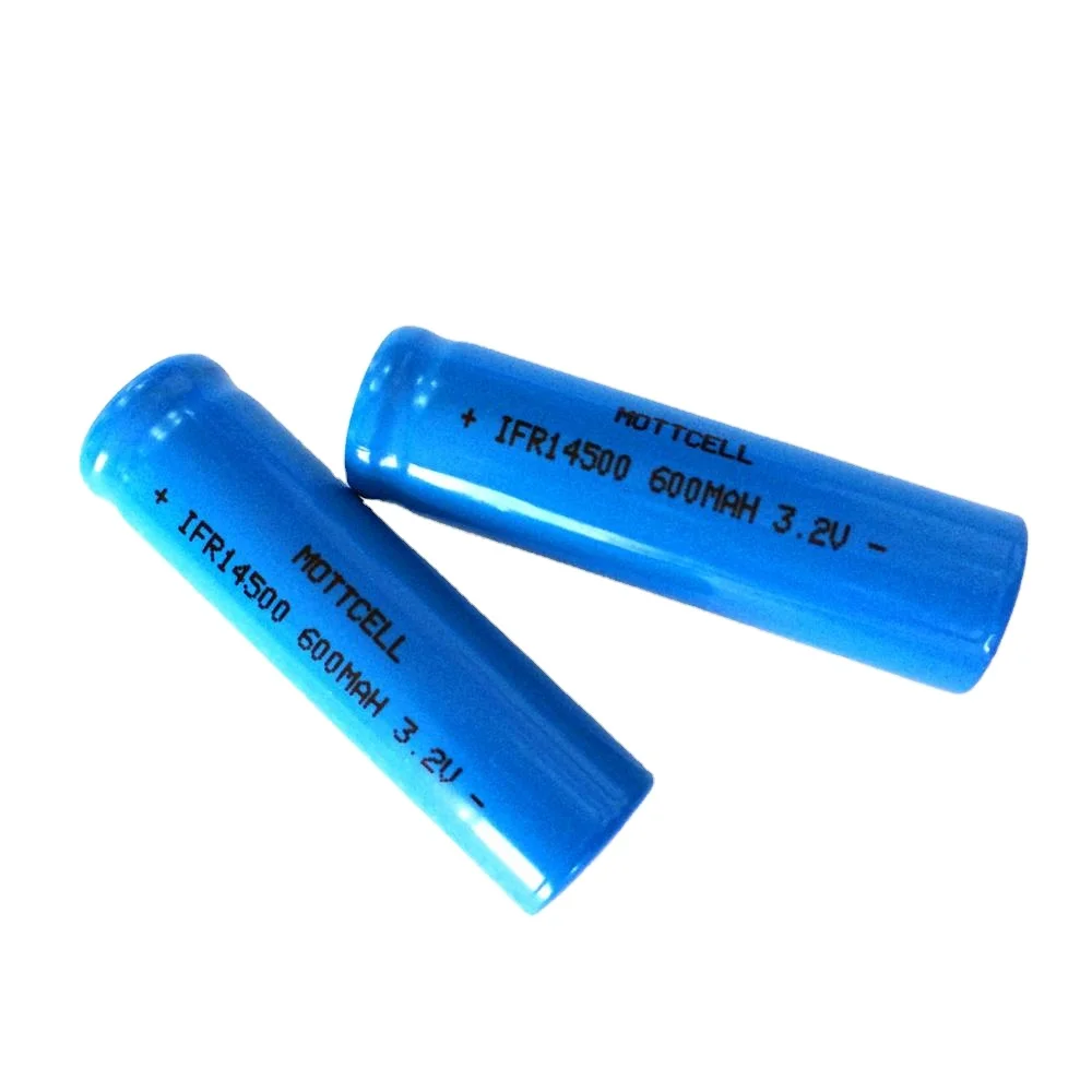Motcell аккумулятор литий-ионный 14500 3.2В Lifepo4 LFP Cell 600mAh мини фан аккумулятор