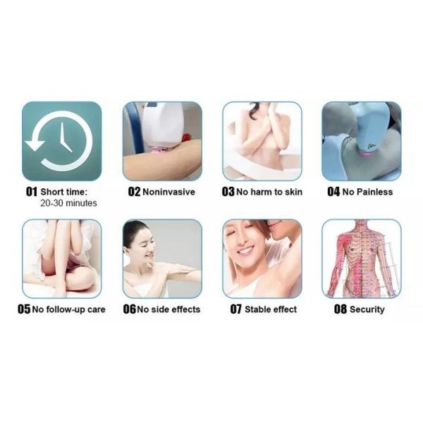 High Efficiency SHR IPL Hair Removal Machine With 360 Magneto Optical System