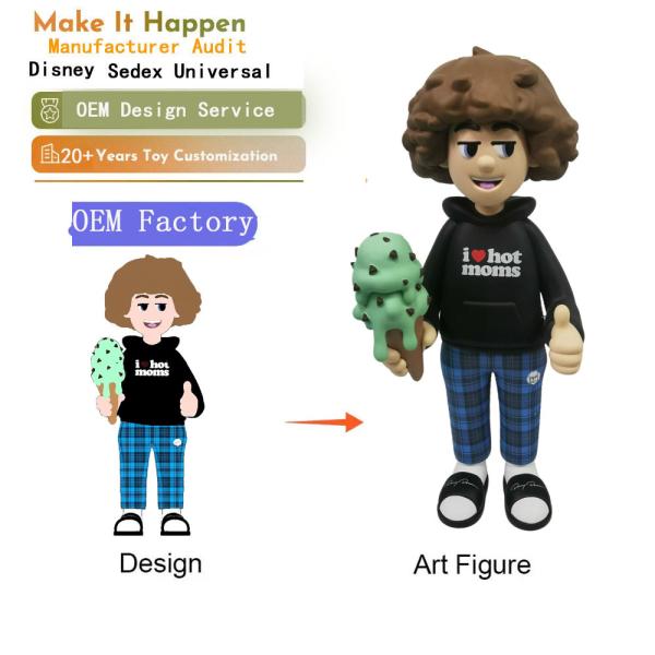 OEM Custom 3D Printed Action Figures Vinyl PVC Toy Art Figurine Customizable Design