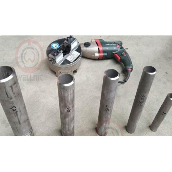 Type découpeuse inoxydable taillante de came de tuyau d'acier de machine de tuyau d'auto-centrage