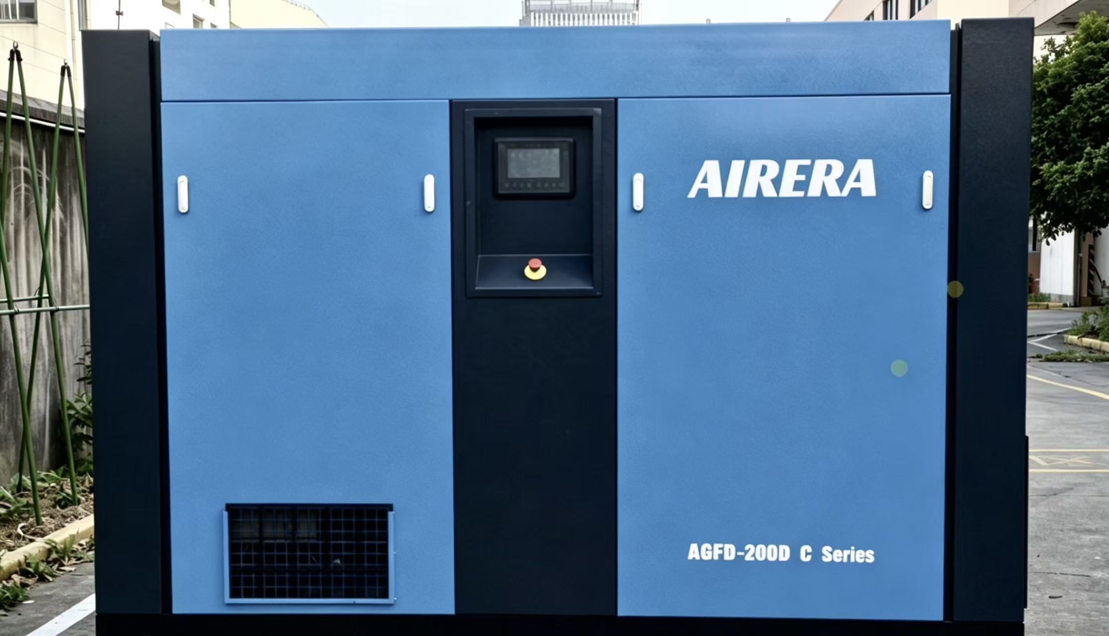 200KW Direct driven air-cooling oil inject screw compressor