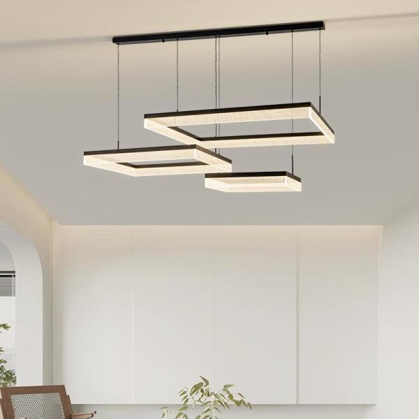 3000K Lámparas decorativas contemporáneas para el hogar Minimalista Salón de estar Lustrero comercial