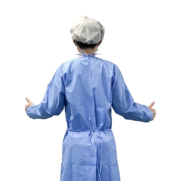 Waterproof 35 40gsm Disposable SMS Surgical Gown