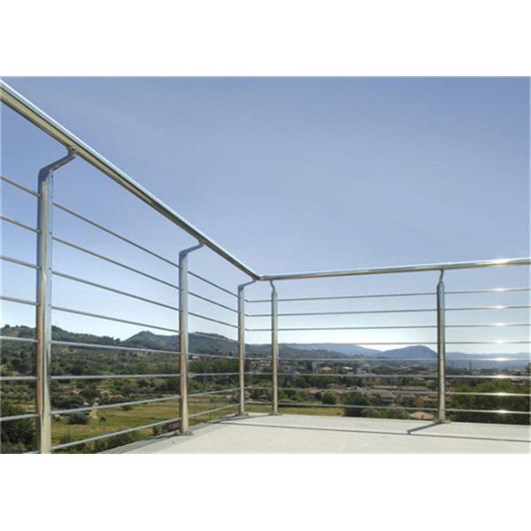Popular Stainless Steel Balustrade Systems , Stainless Steel Garden Railings