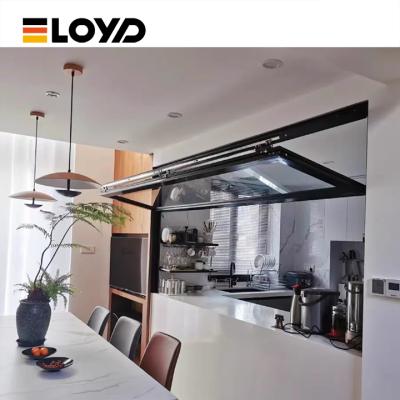 Aluminum Folding Bar Window with Tempered Glass and PAG Lock