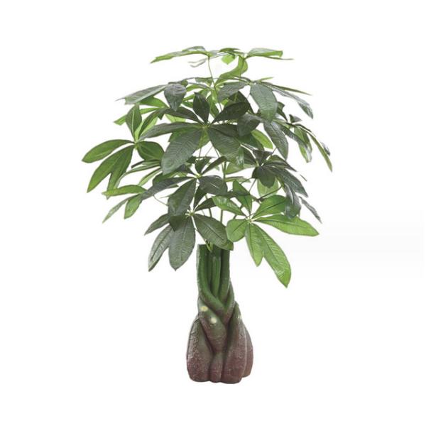 Decoración interior del Office Home de las plantas del árbol del árbol falso en conserva artificial del dinero