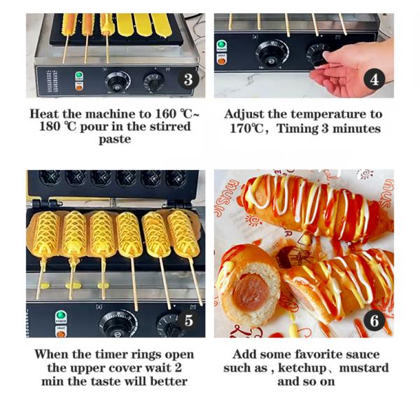 Кухонная утварь Вафлеварь для закусок и хот-догов 7,5 кг Температура 50-300 градусов