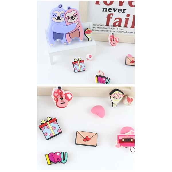 Розовый шарик прорезывания зубов силикона ювелирных изделий не токсический для подарка младенца DIY