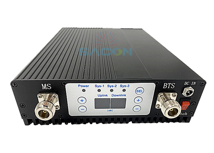 GSM 3G усилитель сигнала сотовой связи двойная полоса 900 2100 20dBm мощность 70dB прибавка черный