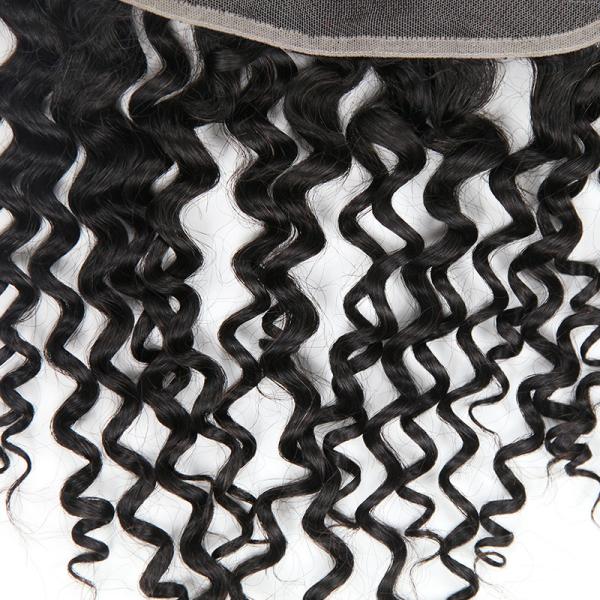 Fechamentos saudáveis do laço do cabelo humano com cabelo do bebê sem produto químico processado