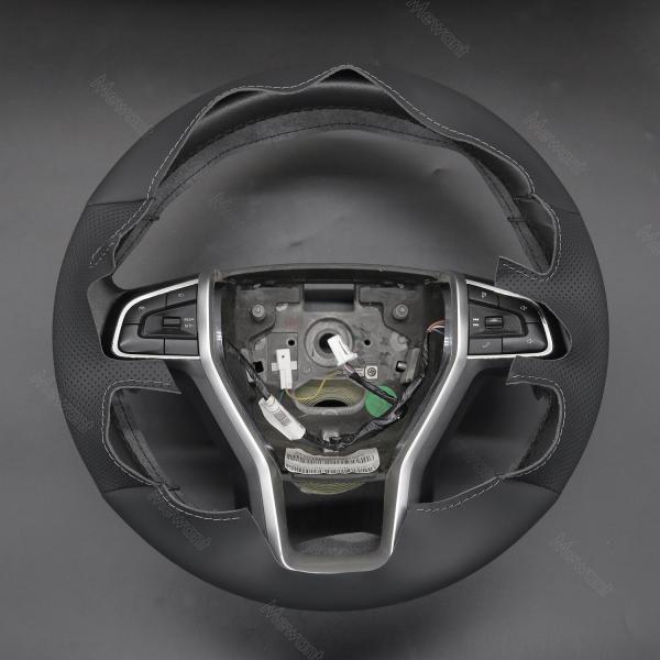 Premium Quality Comfortable Grip Easy Installation Custom Hand Stitched PU Leather Steering Wheel Cover for LDV T60 2017-2020