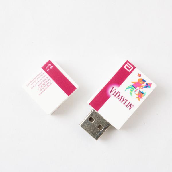 Вспышка USB PVC логотипа печати материальная изготовленная на заказ управляет 2,0 и 3,0 с большой емкостью