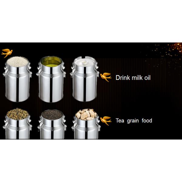 8 Litres Oil container equipment No magnetic 201 Stainless Steel milk can