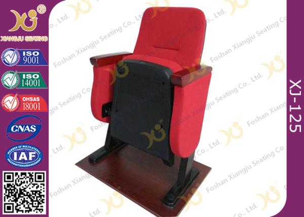 Fully Fabric New Design For Church Hall/ Auditorium Theater Seating With Metal Legs