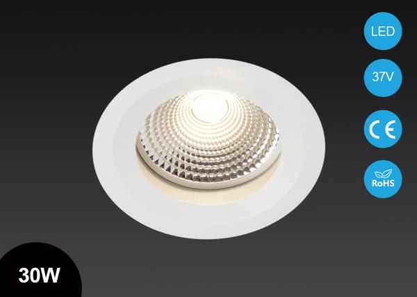 Inodoor COB LED Recessed Downlight , High Power 30W LED Ceiling Light 3 Step Adjusatbe Height