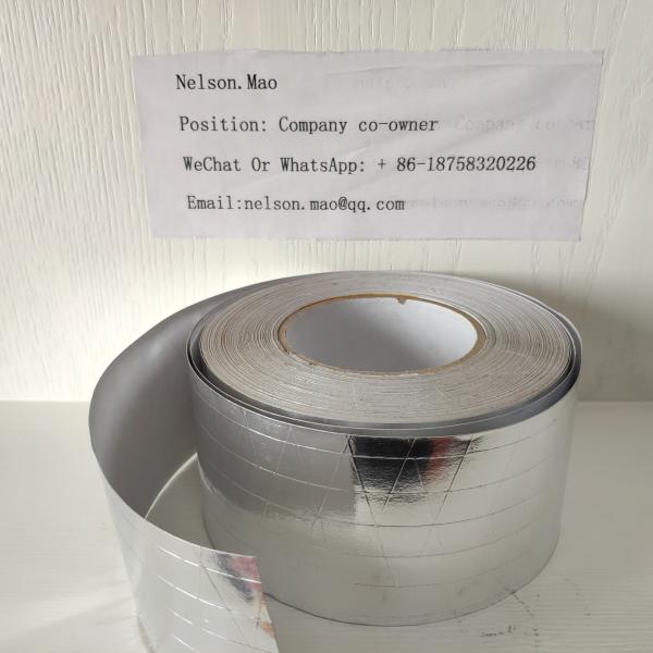 Strong Adhesion Reinforced Aluminum Foil Tape With Aggressive Fire Retardant