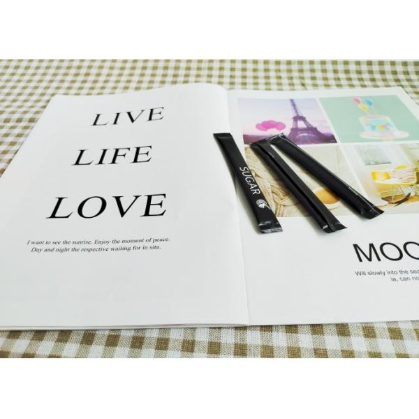 Individual Wrapped Sugar Sticker, White Sugar Packet FDA Certified