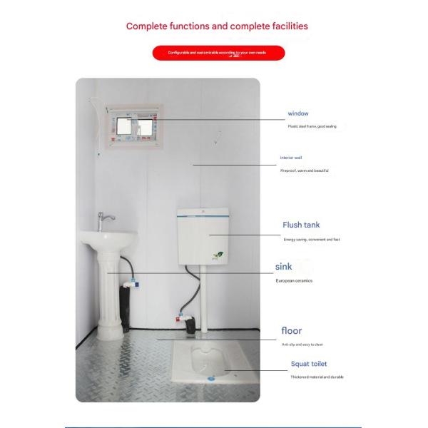 Outdoor Public Toilets Portable and Shower-Ready for Any Occasion