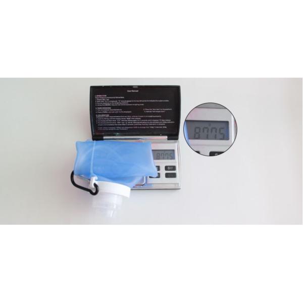 Голубая бутылка спорт силикона бутылок с водой 500ML разминки складная