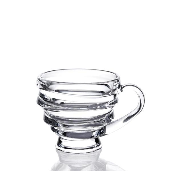 Caneca de vidro do café simples pequeno do tamanho, cofre forte de FDA do copo de café de 6 onças