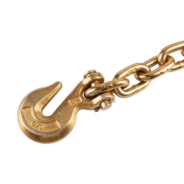 Cadenas de elevación de acero estándar G70 1/2'x 20' 48kN Carga de prueba para las necesidades de sujeción de la carga