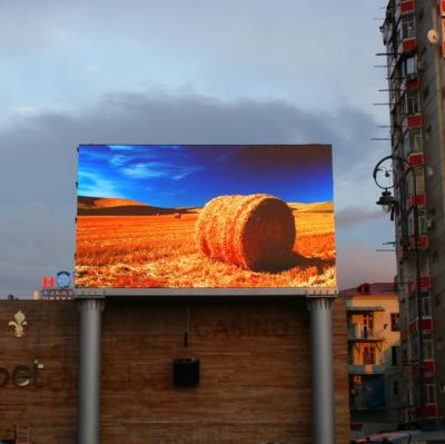 P4mm Outdoor Advertising Led Display Full Color 6000cd Brightness 2 Years Warranty