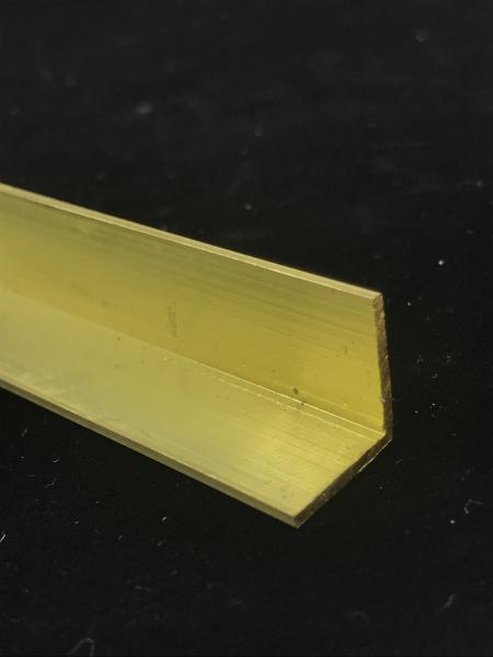 Anti Rust Brass Extrusion Profiles , Custom L Shaped Channel 12feet Length