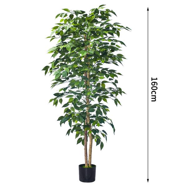 Arda - a planta artificial retardadora do ficus de H180cm, olhar natural da árvore falsificada do ficus