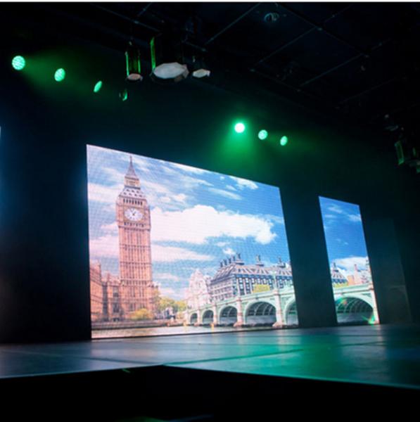 Iron Cabinet Indoor Advertising Led Display Screen P5 1R1G1B Fixed Installation