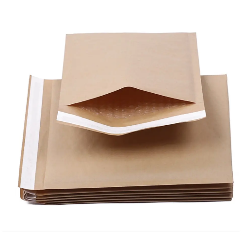 Biodegradable Kraft Mailing Bag Padded Mailer Wrap Bubble Envelope Compostable Waterproof Logistic Packaging Bag