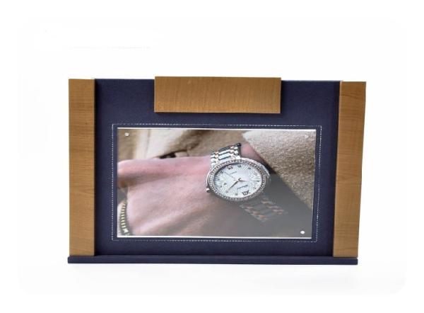 Natural Wood Watch Display Stand /  Watch Display Set Silk Screen Logo