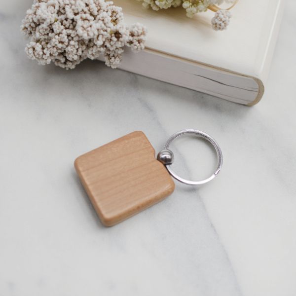 Handcrafted  Various Styles Wood Keychains Finest Quality for Decoration