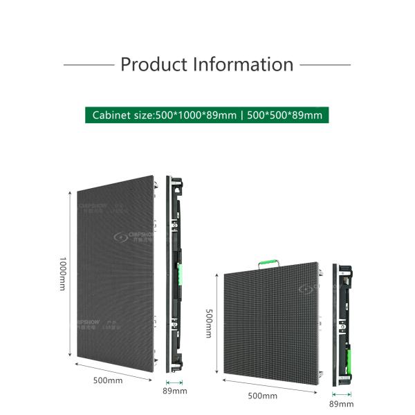 Chipshow Fast Shipping Rental LED Screen P2.97 P3.91 P4.81 LED Display LED Video Wall