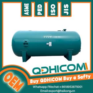 Horizontal Compressor Air Receiver Tank High Pressure Steel For Mechanical