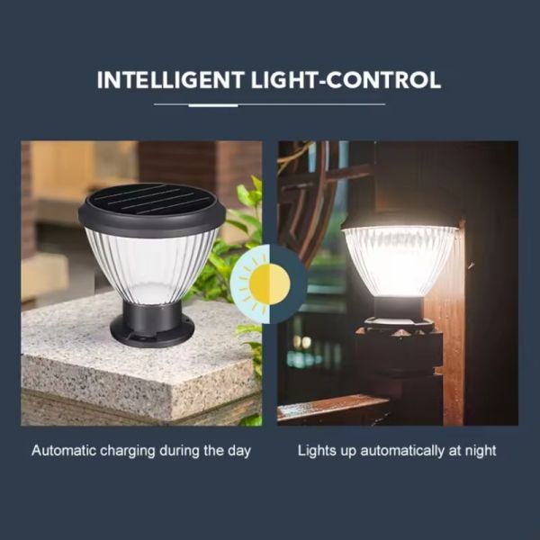 LED Solar Wall Light With Motion Sensor IP65 Waterproof for Outdoor Garden Patio