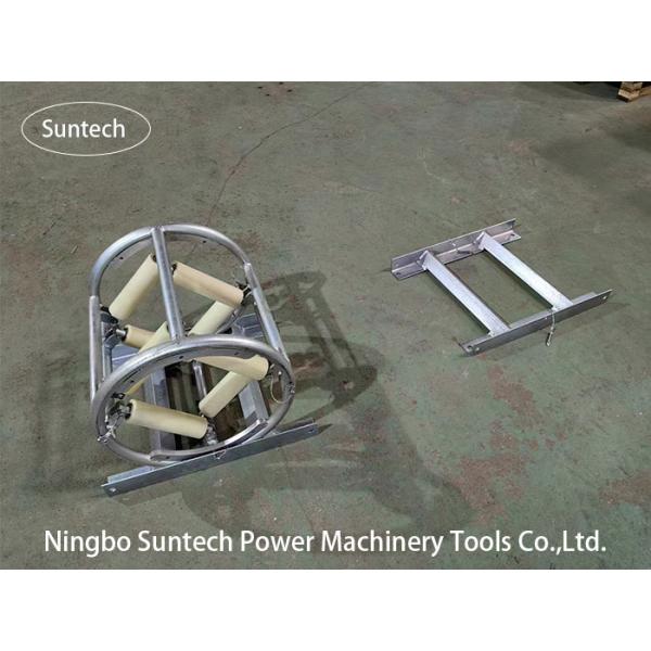 Установка силовых кабелей кабельная роликовая шкива с пылестойким подшипником