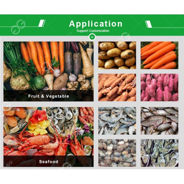 GELGOOG Seafood Fish Washing Cleaning Machine Stainless Steel 8-15 Brush