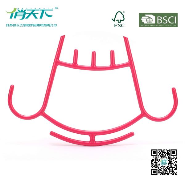 Betterall Multifunctional Bell-shaped PVC Metal Hanger for scarves