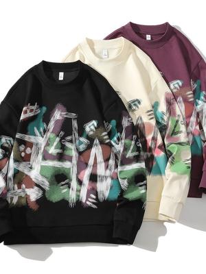 Roupas para Homens Custom Grande Impressão Sublimação Suéter Anti-Rugas