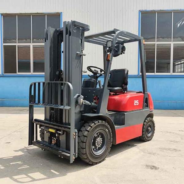 2500kgs 2.5T Diesel Forklift Truck Hydraulic Transmission Yanmar Engine