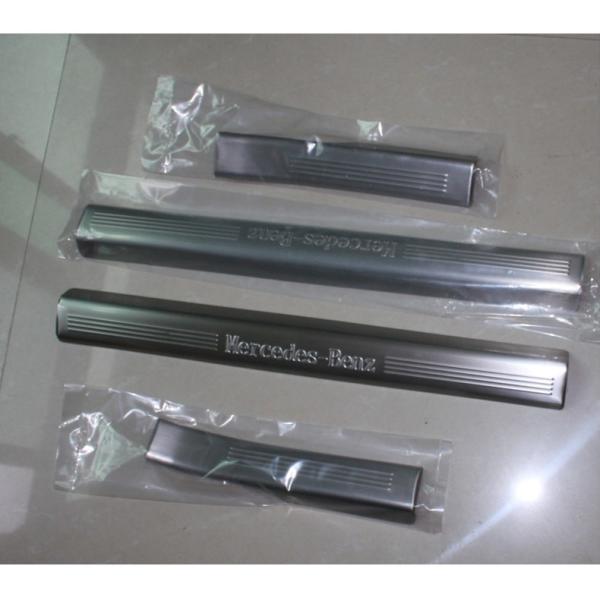 Placas duraderas de umbrales de puertas laterales interiores y exteriores para Mercedes-Benz GLK 2008 - 2012