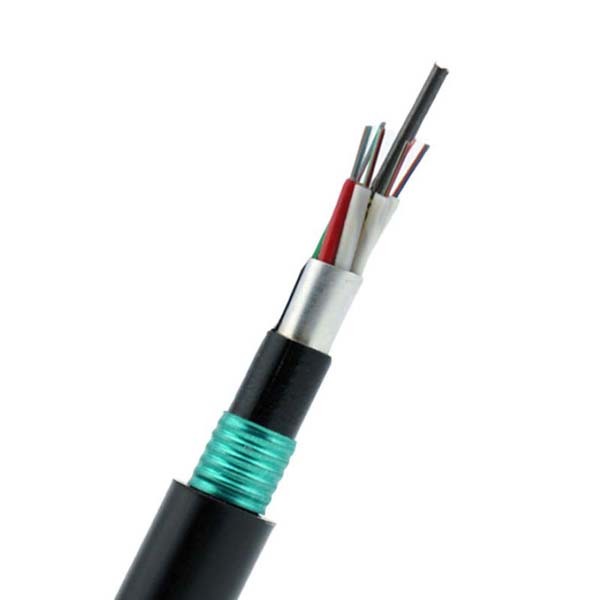 MDPE/HDPE 8 Core Fiber Optic Cable GYTA53 Armoured Fibre Optic Cable
